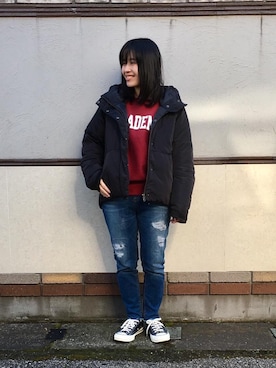 coen  つるおかさん（レディース・151cm）の冬コーディネート