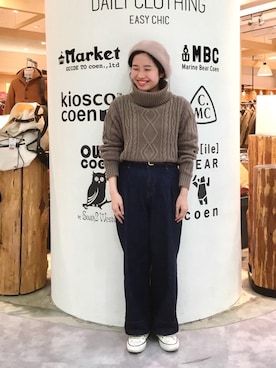 coen  つるおかさん（レディース・151cm）の冬コーディネート
