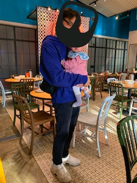 「ROARINGWILDのアイテム（トップス）」を使った、kenkenkenさん（メンズ・177cm）の冬コーディネート