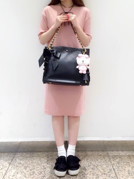 「サマンサタバサ」｜「アイテム（ワンピース/ドレス）」を使った、Jessie   ☺︎さん（レディース・151cm）の春コーディネート