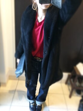 min.ami..さん（レディース・163cm）の冬コーディネート