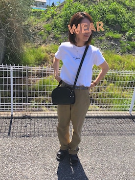 「THE SHINZONE（ザ　シンゾーン）のアイテム（パンツ）」を使った、Harukanaさん（キッズ・90cm）の夏コーディネート