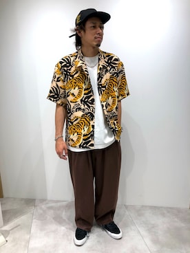 「NINE（ナイン）のアイテム」を使った、®️さん（メンズ・175cm）の夏コーディネート