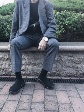 shuさん（メンズ・170cm）の春コーディネート