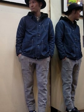 「yarmo」｜gigileさん（メンズ・180cm）の冬コーディネート