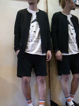 「SUVSOLE」｜gigileさん（メンズ・180cm）の夏コーディネート