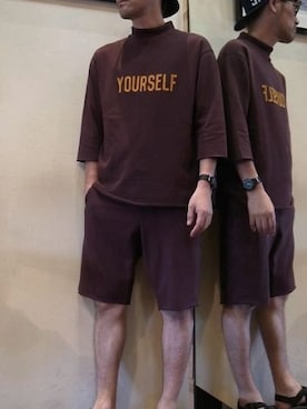 「DOT DASH（ドットダッシュ）のアイテム」を使った、gigileさん（メンズ・180cm）の夏コーディネート