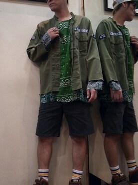 「DOT DASH（ドットダッシュ）のアイテム」を使った、gigileさん（メンズ・180cm）の秋コーディネート