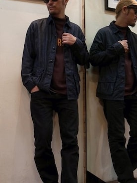 「WORKERS」｜gigileさん（メンズ・180cm）の秋コーディネート