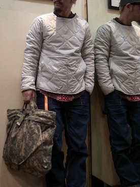 「アイテム（ブルゾン）」を使った、gigileさん（メンズ・180cm・30代）の冬コーディネート