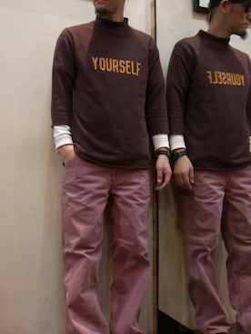 「アイテム（帽子）」を使った、gigileさん（メンズ・180cm）の春コーディネート