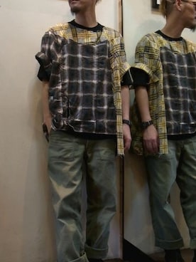 「WORKERS」｜gigileさん（メンズ・180cm）の春コーディネート