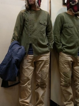 「JAPAN BLUE JEANS」｜gigileさん（メンズ・180cm）の秋コーディネート