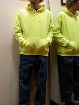 「JAPAN BLUE JEANS」｜gigileさん（メンズ・180cm）の冬コーディネート