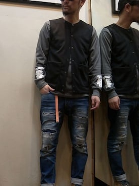 「CHROME（クローム）のアイテム（キャップ）」を使った、gigileさん（メンズ・180cm）の春コーディネート