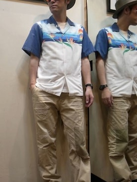 「DOT DASH（ドットダッシュ）のアイテム」を使った、gigileさん（メンズ・180cm）の春コーディネート