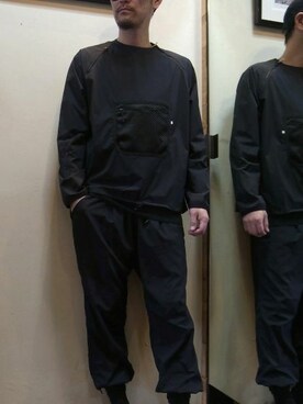 「mellow people（メローピープル）のアイテム」を使った、gigileさん（メンズ・180cm）の春コーディネート