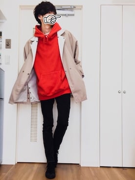 「アイテム（その他）」を使った、あずまさん（メンズ・183cm・10代）の春コーディネート