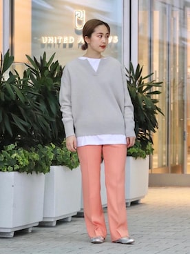 tanaさん（レディース・161cm）の冬コーディネート