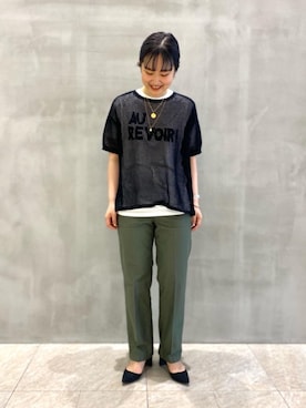 「ベーシック/トラッド」｜tanaさん（レディース・161cm）の夏コーディネート