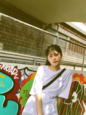 「Mongkok」｜topppppptongさん（レディース・165cm）の夏コーディネート