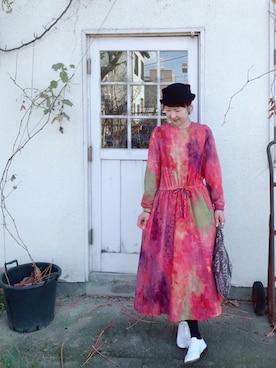 「dosa（ドーサ）のアイテム（アクセサリー）」を使った、サトミィさん（レディース・156cm）の冬コーディネート