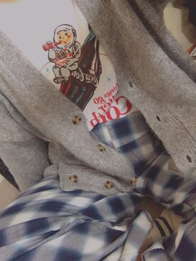 「UNION（ユニオン）のアイテム（パンツ）」を使った、きなこさん（レディース・150cm）の春コーディネート