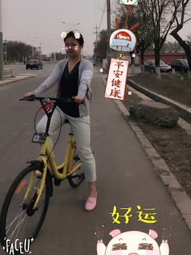 「买菜！」｜雷小丁さん（レディース・163cm）の春コーディネート