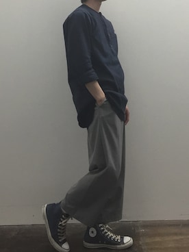 「イッカ」｜ゆうきさん（メンズ・164cm）の春コーディネート