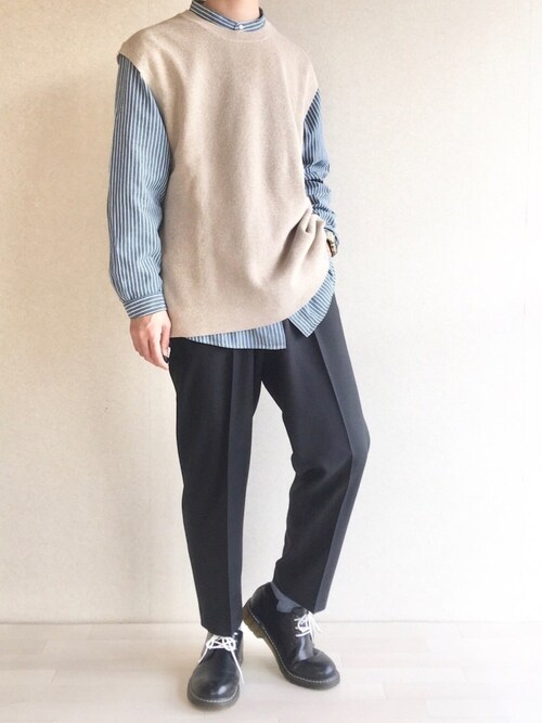 Taro ユニクロのニット セーターを使ったコーディネート Wear