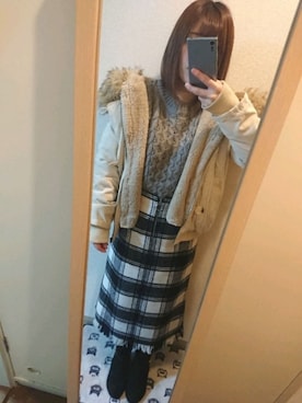 Akariさん（レディース・148cm）の冬コーディネート