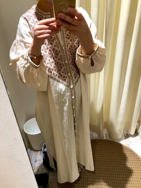 「アイテム（タンクトップ）」を使った、Haruhiさん（レディース・148cm）の冬コーディネート