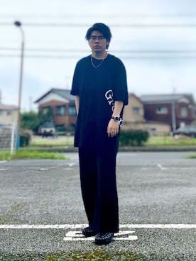 「AQUA SILVER（アクアシルバー）のアイテム」を使った、たにたに/YUKI🇯🇵さん（メンズ・179cm）の夏コーディネート