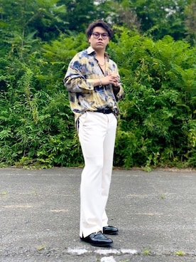 「AQUA SILVER（アクアシルバー）のアイテム」を使った、たにたに/YUKI🇯🇵さん（メンズ・179cm）の夏コーディネート
