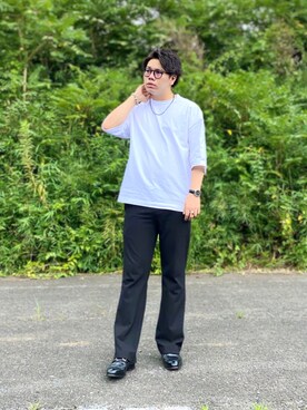 「AQUA SILVER（アクアシルバー）のアイテム」を使った、たにたに/YUKI🇯🇵さん（メンズ・179cm）の夏コーディネート