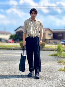 「AQUA SILVER（アクアシルバー）のアイテム」を使った、たにたに/YUKI🇯🇵さん（メンズ・179cm）の夏コーディネート