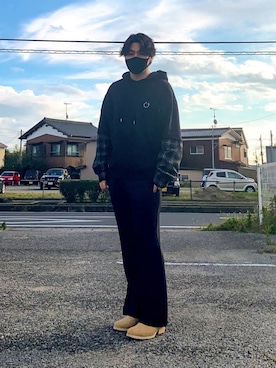 「Needles（ニードルス）のアイテム（リング）」を使った、たにたに/YUKI🇯🇵さん（メンズ・179cm）の秋コーディネート