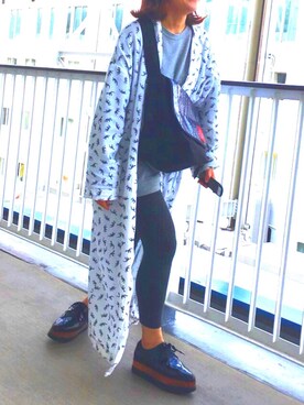 「i（アイ）のアイテム（ジャケット/アウター）」を使った、ma∞さん（レディース・157cm）の春コーディネート