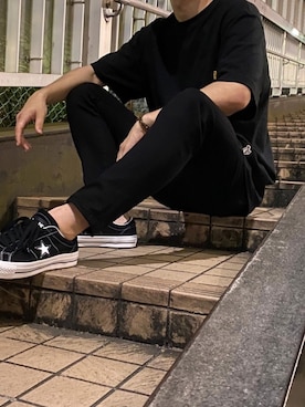 「converse skateboarding」｜Kさん（メンズ・174cm）の秋コーディネート