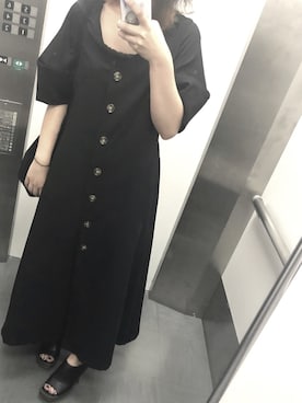 「JEANASIS（ジーナシス）のバックストラップヒールサンダル/838976（サンダル）」を使った、yukaさん（レディース・155cm）の夏コーディネート