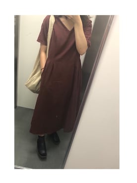 「JEANASIS（ジーナシス）のバックストラップヒールサンダル/838976（サンダル）」を使った、yukaさん（レディース・155cm）の秋コーディネート