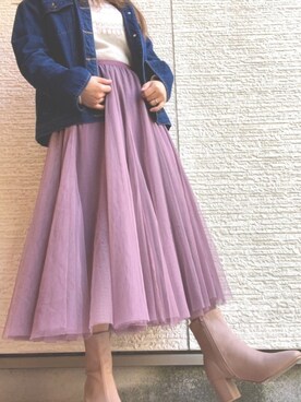 「amelier MAJESTIC LEGON（アメリエルマジェスティックレゴン）のアイテム」を使った、ゆきのん/YouTubeさん（レディース・156cm）の冬コーディネート