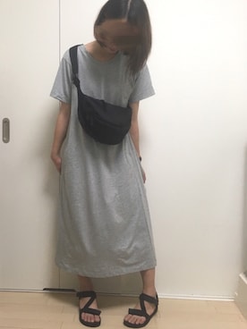 「ダニエルウェリントン」｜「アイテム（ワンピース/ドレス）」を使った、みーこさん（レディース・160cm）の夏コーディネート