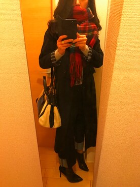 「MEDA（メダ）のアイテム」を使った、asamiiiさん（レディース・158cm）の冬コーディネート