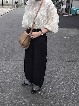 「アイテム（腕時計）」を使った、miyuさん（レディース・164cm・20代）の秋コーディネート