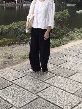 「BEAMS BOY（ビームスボーイ）のアイテム（トップス）」を使った、miyuさん（レディース・164cm・20代）の春コーディネート