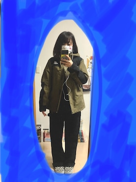 「LEE」｜「アイテム（スリッポン）」を使った、ONUさん（レディース・158cm）の春コーディネート