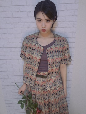 「used mix」｜「アイテム（ワンピース/ドレス）」を使った、conn@古着通販さん（レディース・165cm）の春コーディネート