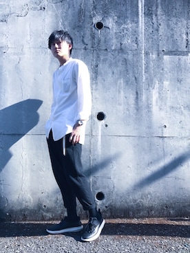 「Article Number（アーティクル ナンバー）のアイテム」を使った、ショージリョーマさん（メンズ・179cm）の春コーディネート