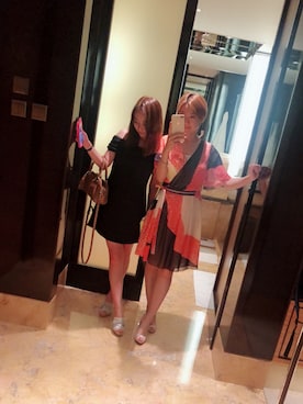 「DIANE von FURSTENBERG（ダイアンフォンファステンバーグ）のアイテム」を使った、ゆみさん（レディース・160cm）の夏コーディネート